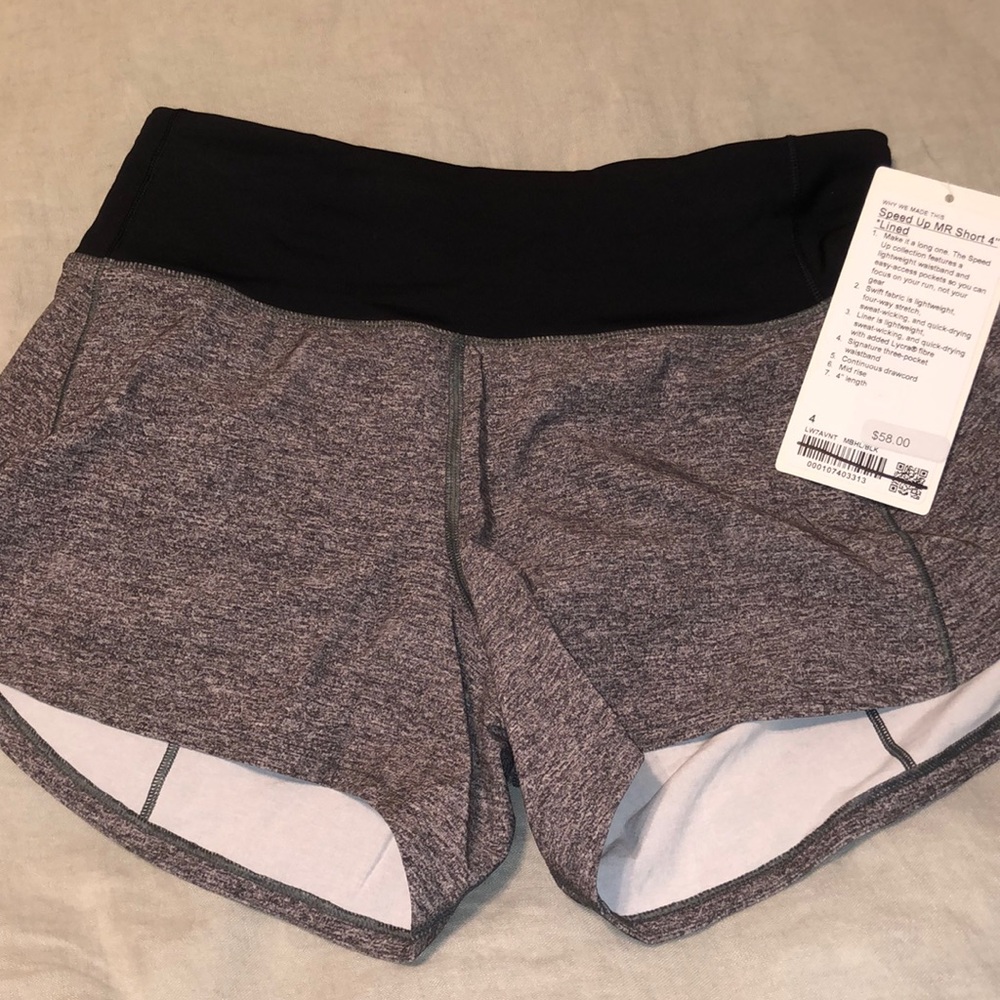 Lululemon Speed Up MR Short 4”